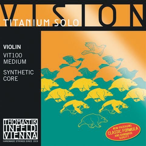 Dr Thomastik VIT100 Vision Titanium Violin 4/4 Set